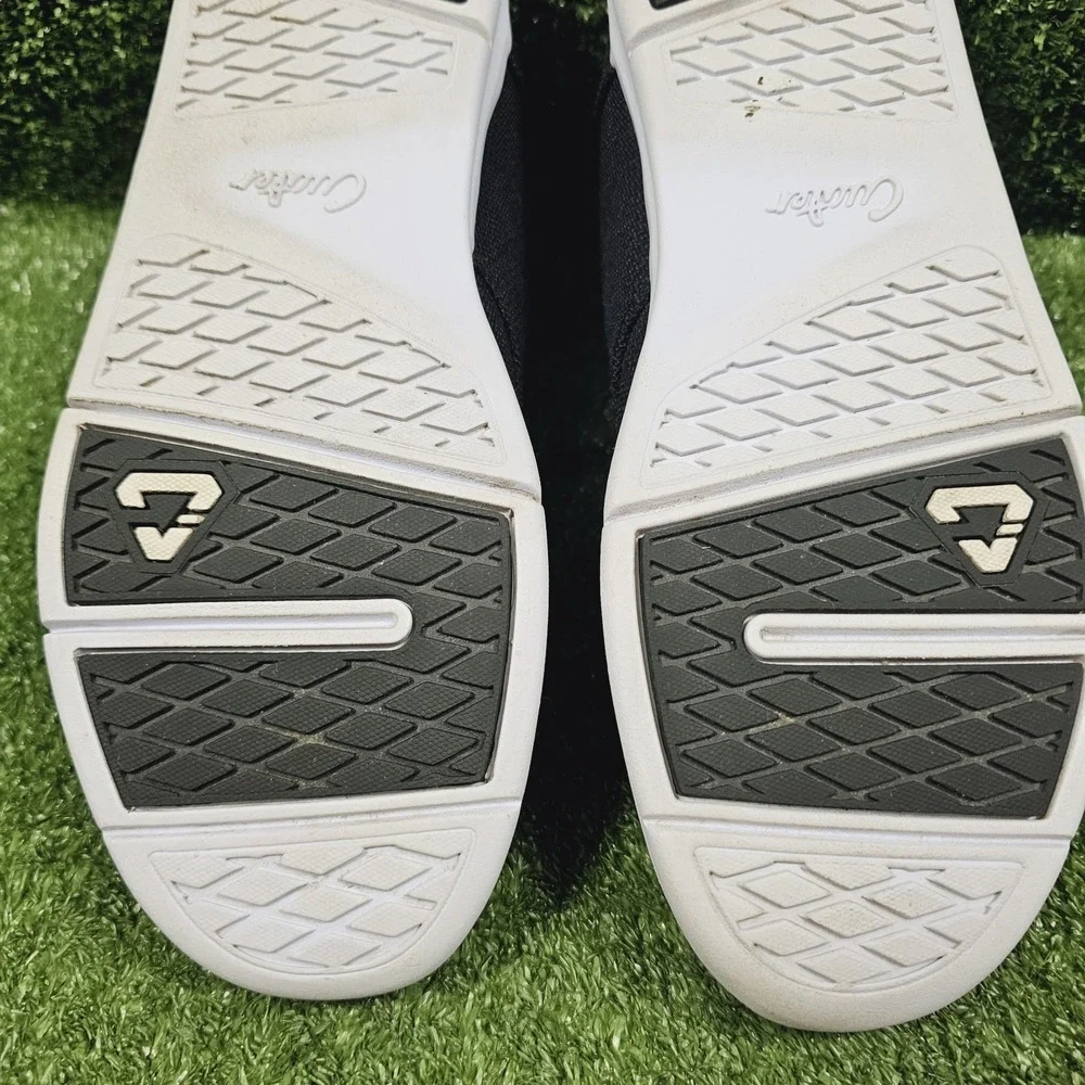 Travis Mathew Cuater The Daily  Black Knit Athletic Comfort Sneakers Mens 10